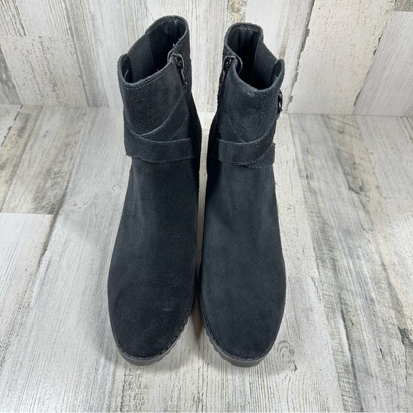 Blondo Tamzin Waterproof Bootie in Black Suede #964 - Picture 5 of 12